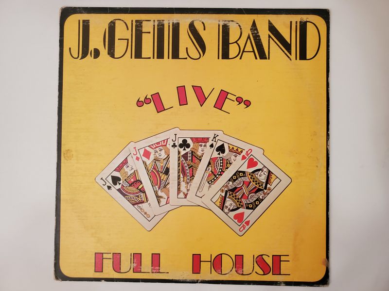 J. Geils Band Live Full House vinyl record